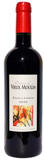domaine vieux moulin vin rouge - millesime 2020
